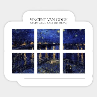 Starry Night Over the Rhône Sticker